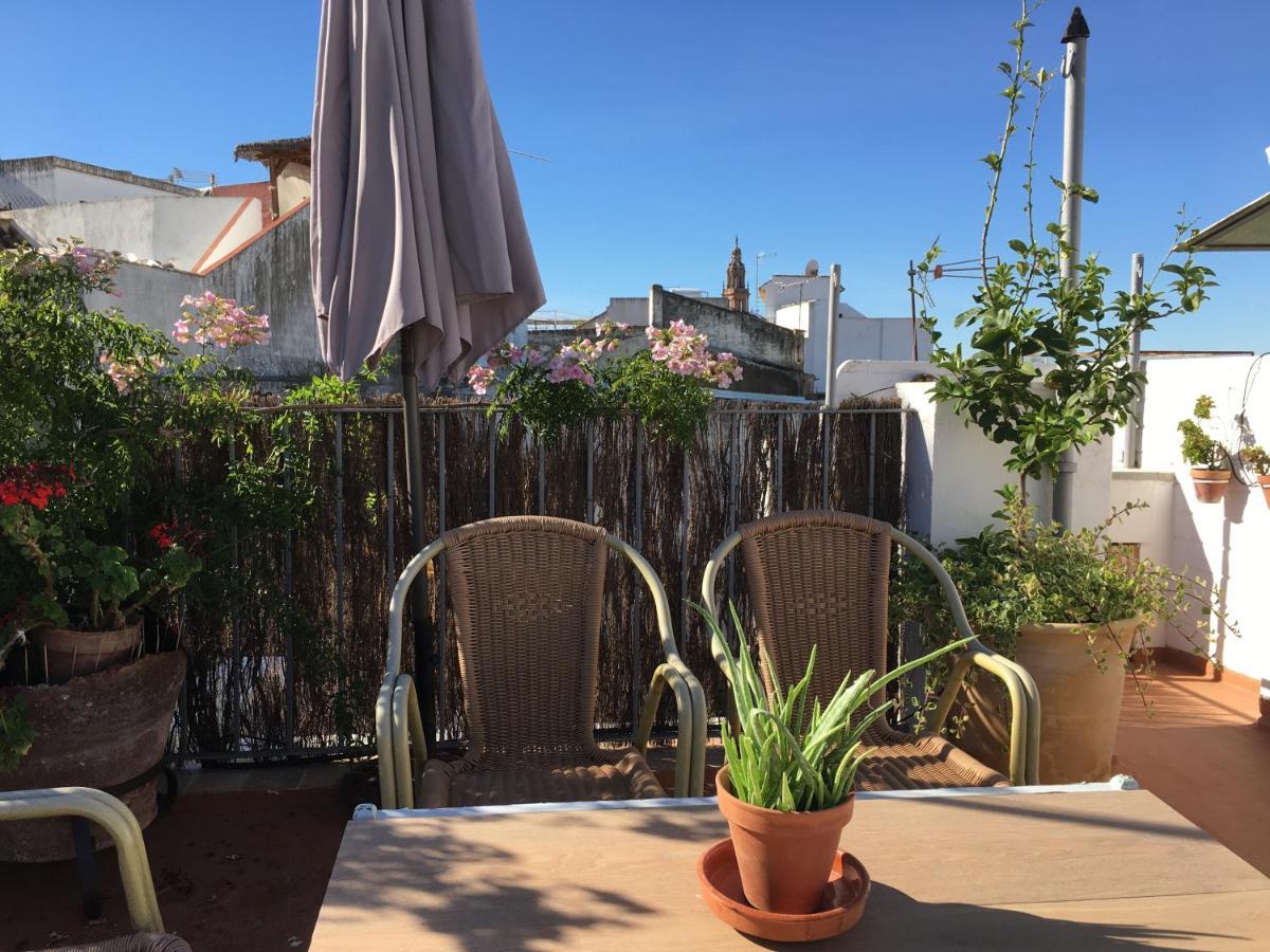 Casa Leon Blanco Carmona Reformada Centrica Con Chimenea Y Terraza Con Vistas Villa Eksteriør bilde