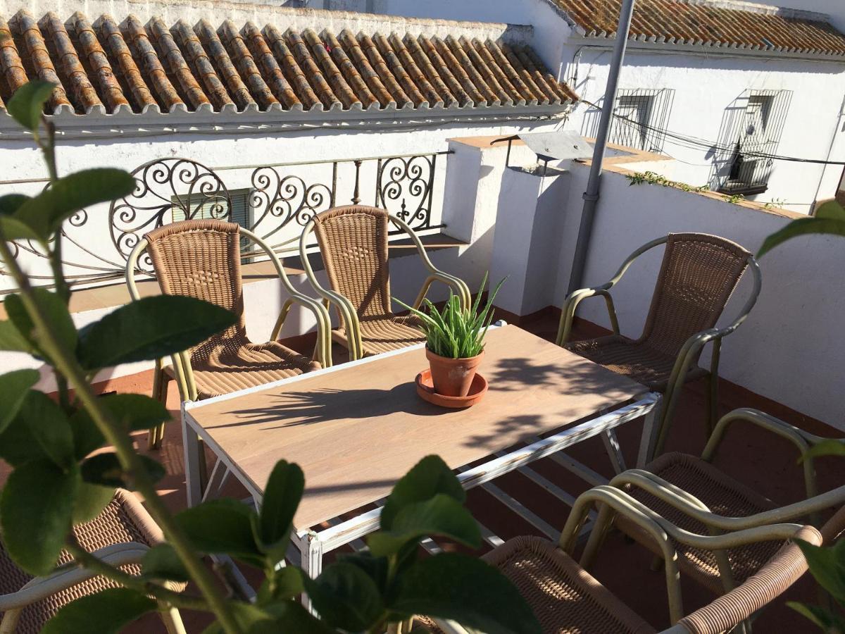 Casa Leon Blanco Carmona Reformada Centrica Con Chimenea Y Terraza Con Vistas Villa Eksteriør bilde